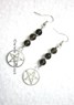 Picture of Smokey Quartz Beads Earring with Pentacle, Picture 1