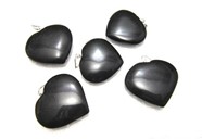 Picture of Black Agate Heart pendant