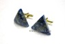 Picture of Lapis Lazule Triangle Cufflinks, Picture 1
