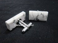 Picture of Howalite Rectangle Cufflinks
