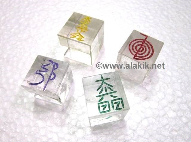 Picture of Colourful Crystal Quartz USAI Cube Set