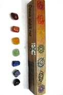 Picture of Plain Tumble Set with Engrave Chakra colourful 7 hole box