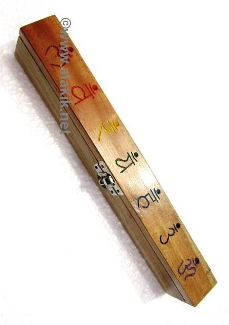 Picture of Engrave Sanskrit Chakra Colourful 7hole boxes