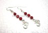 Picture of Coral Beads Om Earring, Picture 1