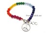 Picture of Chakra Beaded Anklet with YinYang Charm, Picture 1