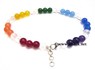 Picture of Chakra Crystal beads 3x2 anklet, Picture 1