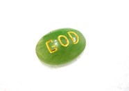 Picture of Green Aventurine GOD Pocket Stone