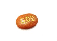 Picture of Peach Aventurine GOD Pocket Stone