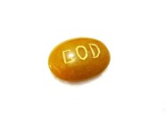 Picture of Yellow Jade GOD Pocket Stone