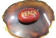 Picture of Red Jasper PEACE Pocket Stone