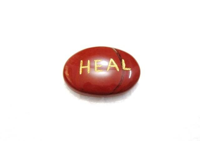 Picture of Red Jasper HEAL Pocket Stone