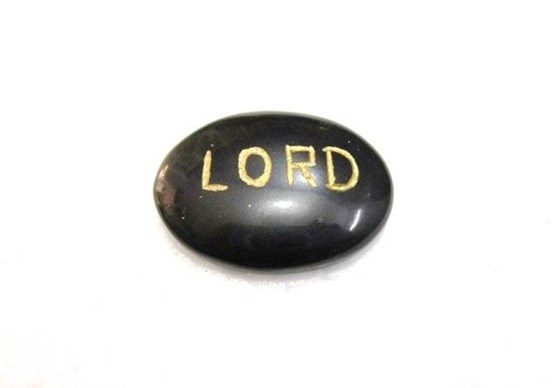 Picture of Black Agate LORD Pocket Stone