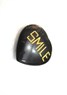Picture of Black Agate SMILE Pocket Heart Stone, Picture 1