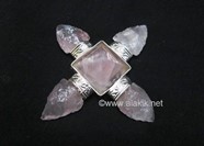 Show details for Rose Quartz Arrowhead Generator Picture of Rose Quartz Arrowhead Generator