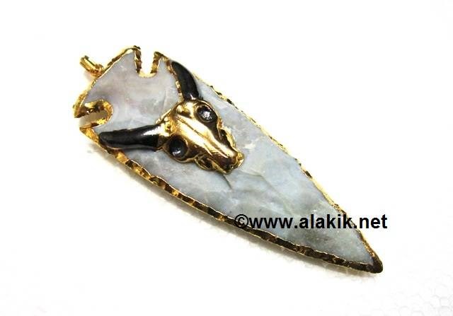 Picture of Chicago Bulls Emboss Electroplated Arrowhead Pendant