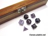 Picture of Amethyst 7pcs Geometry set  with chakra cabs box, Picture 1
