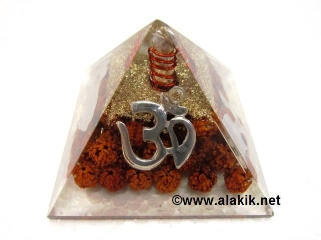 Picture of Rudraksha Orgone Pyramid with Om
