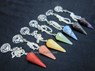 Picture of 7 chakra pendulum set with Chakra Metal Charms, Picture 1