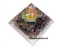 Picture of Amethyst Orgone Pyramid with Chakra Mandala, Picture 1