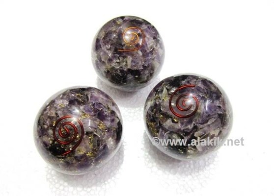 Picture of Amethyst orgone Balls
