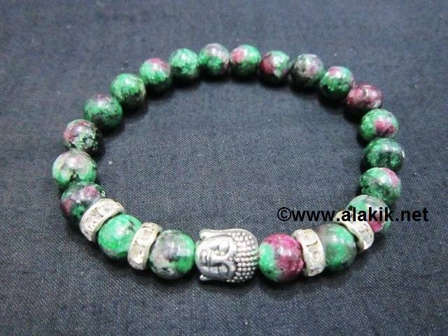 Picture of Ruby fuscite Buddha Elastic Bracelet