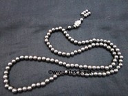 Picture of Hematite Buddha Jap mala with OM