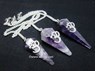 Picture of Amethyst 6 Facet Pendulum with OM, Picture 1