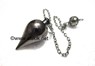 Picture of Drop Shape Black Metal Wiccan Pendulum, Picture 1