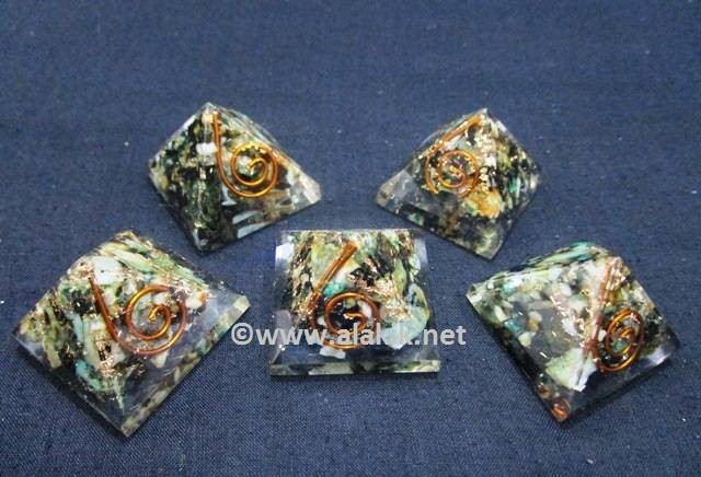 Picture of Chrysocolla Baby Orgone Pyramid