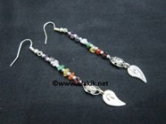 Picture of Chakra chips Earring with Buddha and Leaf