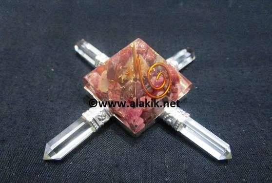 Picture of Genuine Ruby Orgone Pyramid Generator