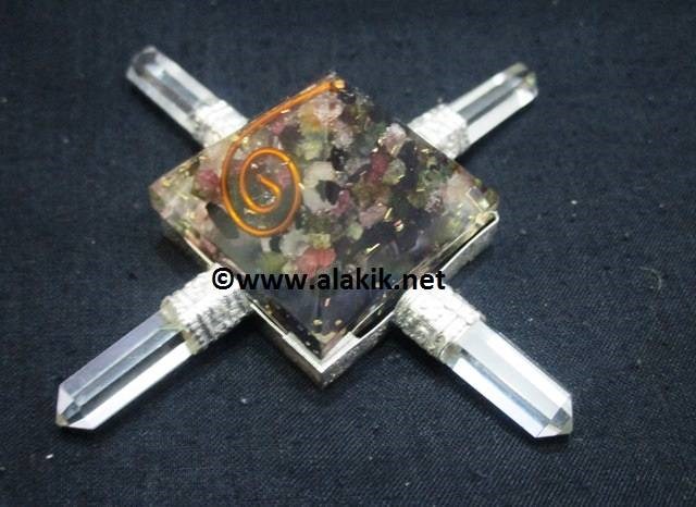 Picture of Multi Tourmaline Orgone Pyramid Generator