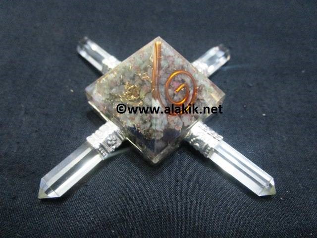 Picture of Ruby Kyanite Orgone Pyramid Generator