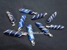 Picture of Blue Onyx Wire Wrapped Pencil Pendants, Picture 1