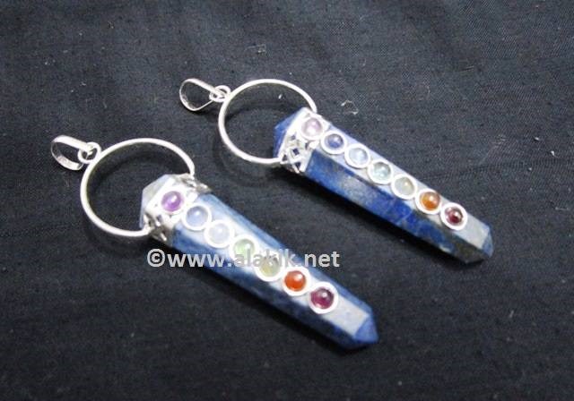 Picture of Lapis Lazuli Chakra D point Pendant