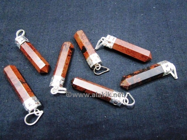 Picture of Mahogany Obsidian Cap Pencil Pendant