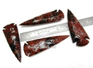 Picture of 5 inch Mahogany Obsidian Arrowheads