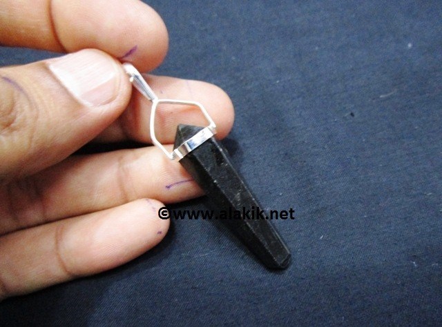 Picture of Black Tourmaline D point pendant