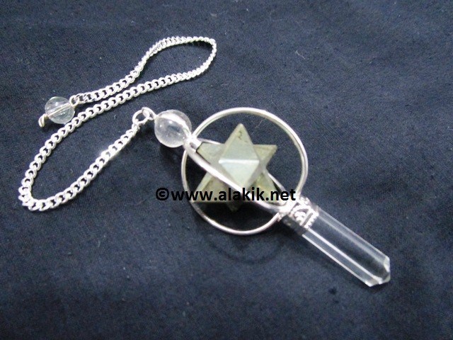 Picture of Pyarite Spinning  Merkaba Pendulum