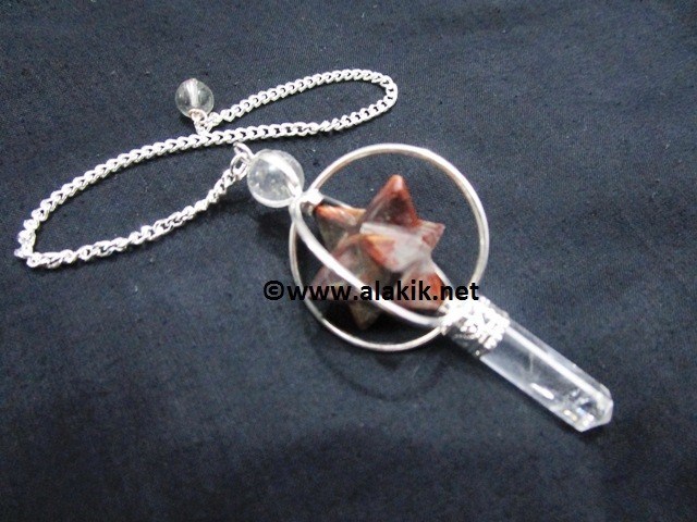 Picture of Red Tiger Spinning  Merkaba Pendulum
