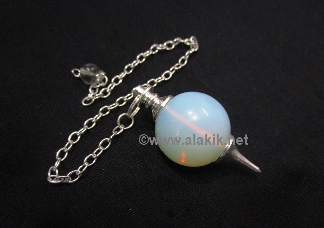 Picture of Silver Opalite Ball Pendulum