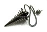Picture of Hard Coil Black Metal Wiccan Pendulum, Picture 1