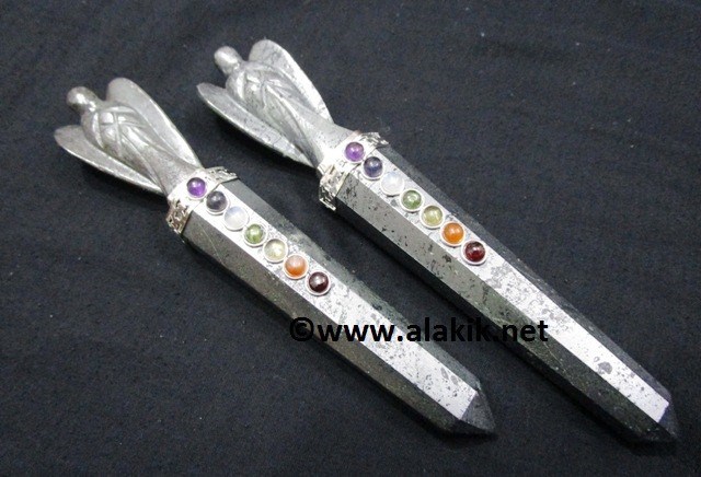 Picture of Hematite Chakra Angel Wands