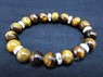 Picture of Yellow Tiger 10mm Bracelet with Diamond Ring, Picture 1