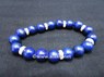 Picture of Lapis Lazuli 10mm Bracelet with Diamond Ring, Picture 1