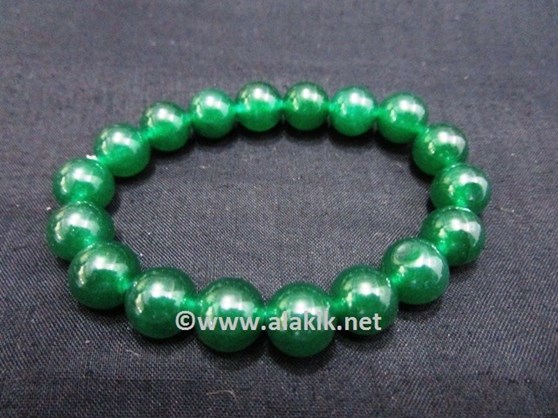 Picture of Green Onyx 10mm Elastic Bracelet