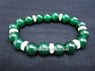 Picture of Green Onyx 10mm Bracelet with Diamond Ring, Picture 1