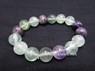 Picture of Flourite 10mm Bracelet with Diamond Ring, Picture 1
