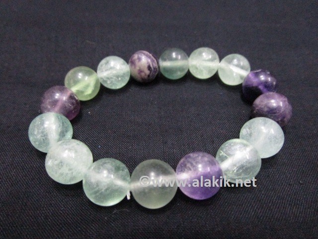 Picture of Fluorite 10mm Elastic Bracelet