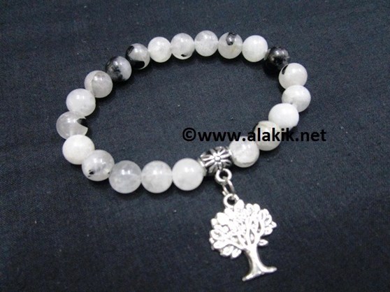 Picture of Rutilated Quartz with Tree of life Charm